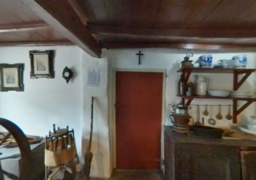 Interieur wevershuisje