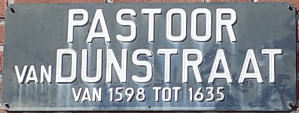 Straatbord Pastoor van Dunstraat