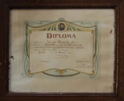 Diploma Jan de Brouwer