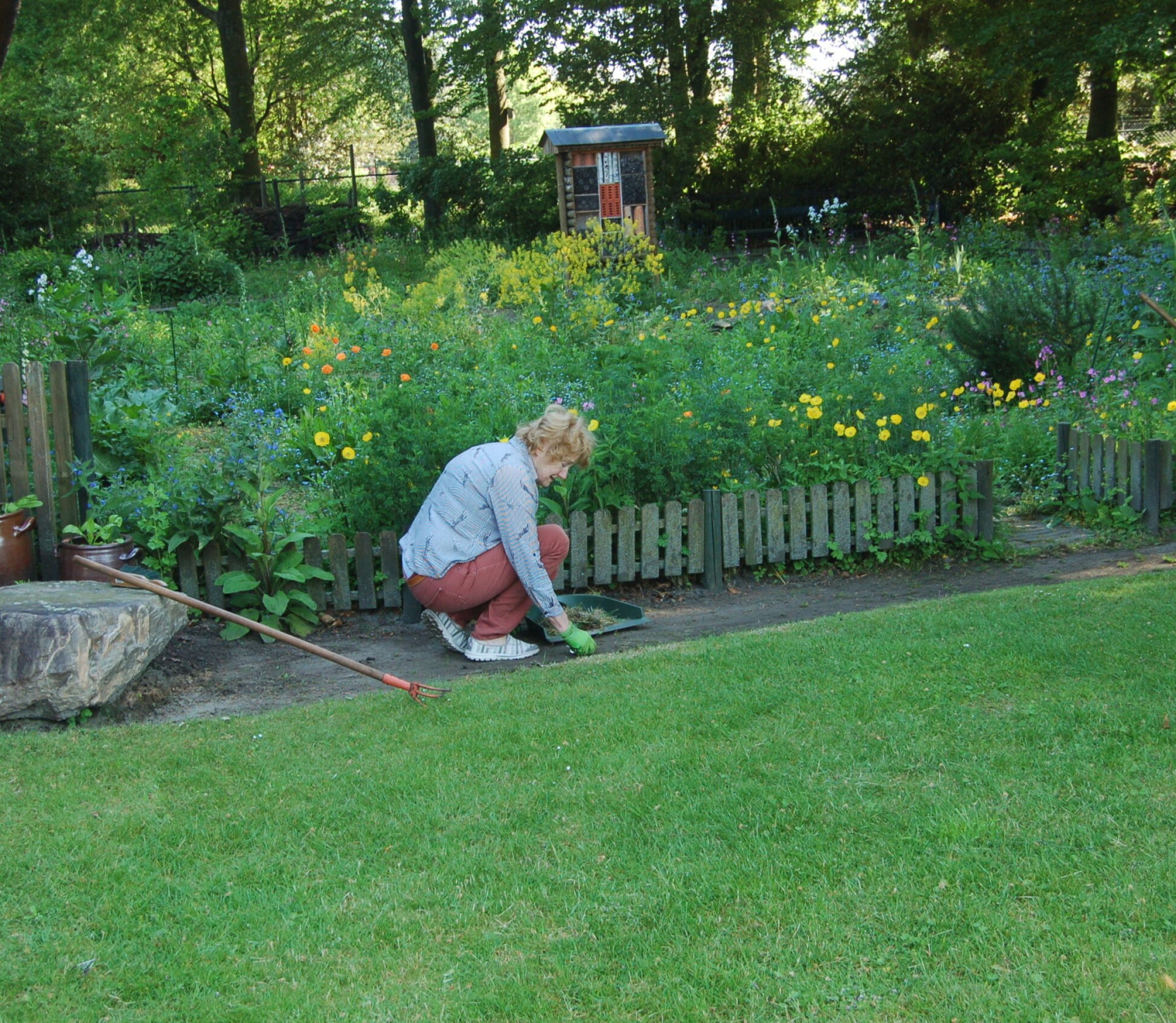 Tuinonderhoud op het Heemerf